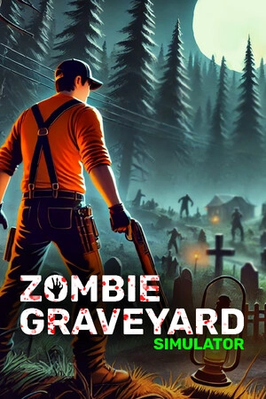 Zombie Graveyard Simulator Poster